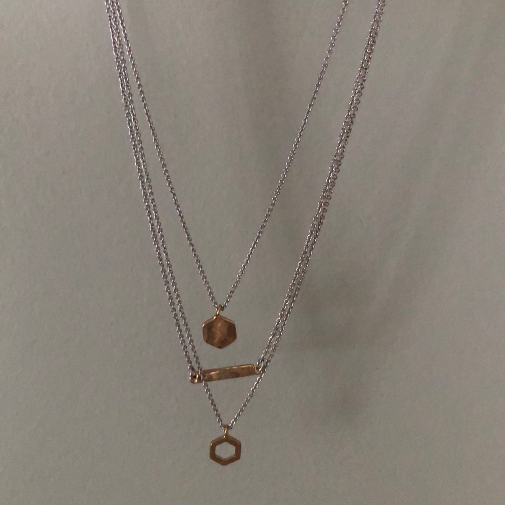 Loft triple necklace